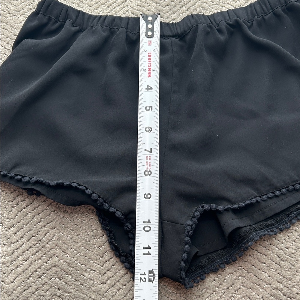 Brandy Melville Black Elastic Waist Shorts - Picture 7 of 9